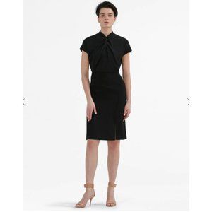 MM Lafleur Adelaide Twist Front Dress Stretch Twil